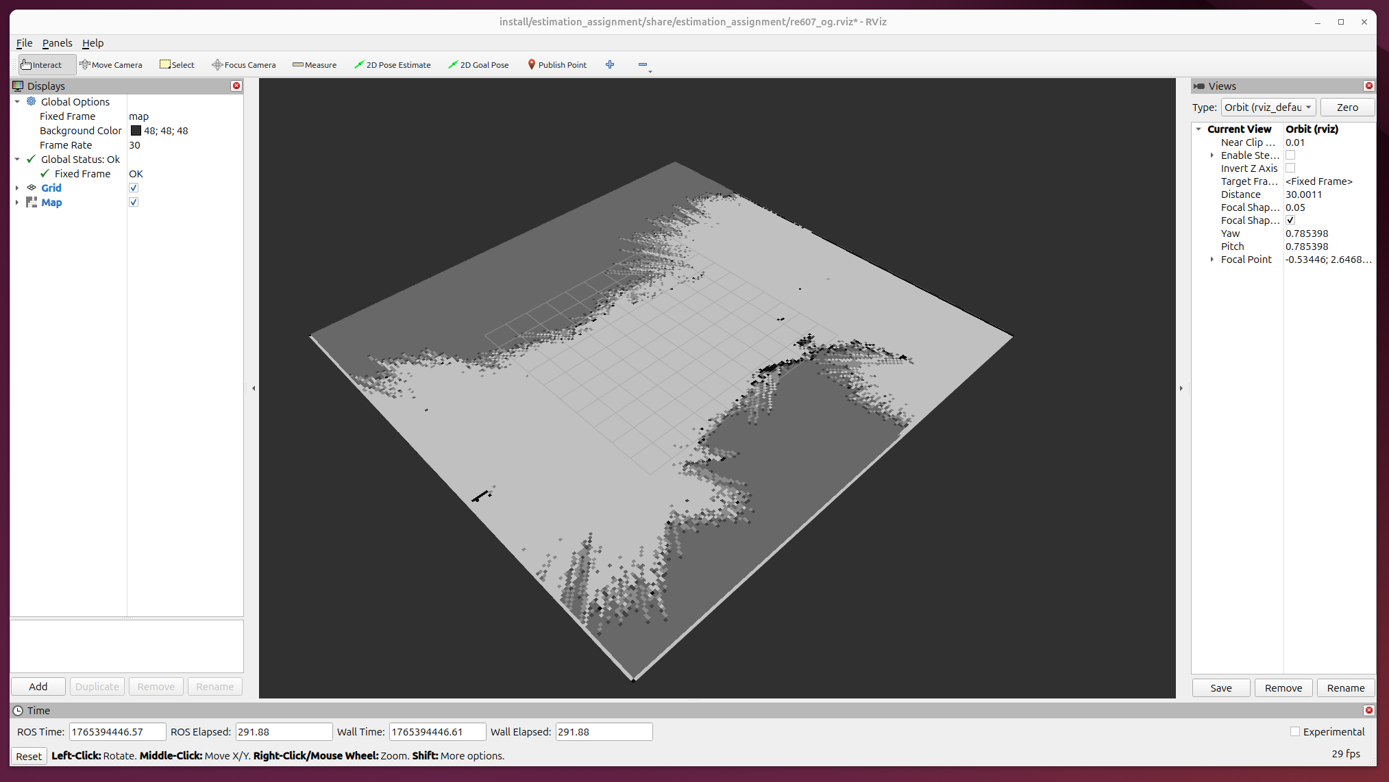 Occupancy grid mapping under heavy sensor noise